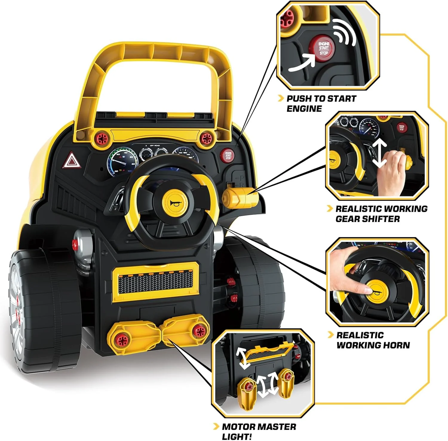 Toys Gifts for 3 4 5 6 7 8 Years Old Boys, Large Truck Engine, Mechanic Repair Set for Kids, Big Truck Builder Kit, Take Apart Motor Vehicle Play Car Service Station, for Kids